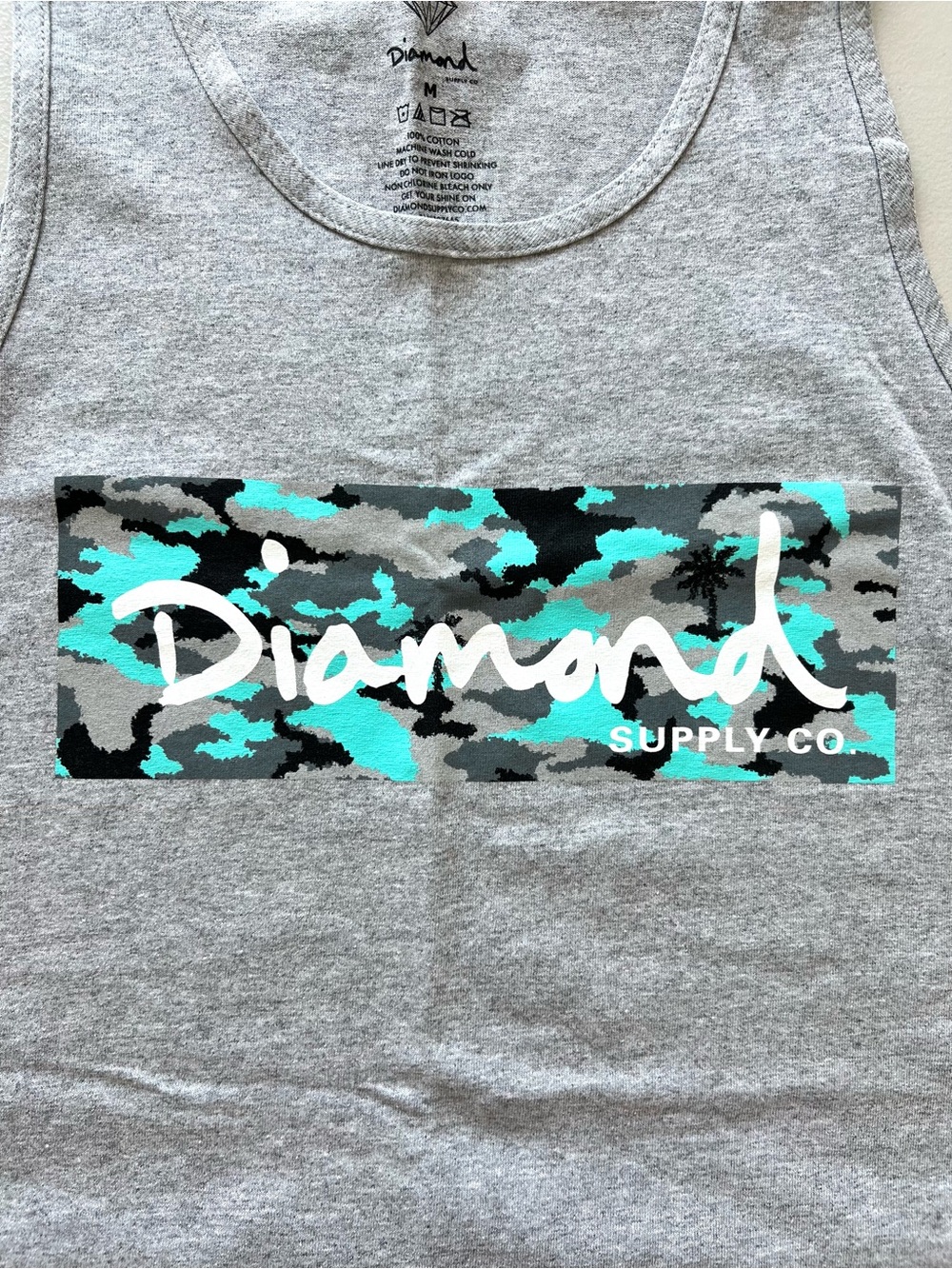 Diamond Supply Co. // NWOT Men's Casual Camo Print Tank Top - Picture 3 of 6
